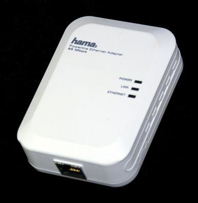 Hama Powerline LAN 85 Mbps 00053139 Powerlan dlan Adapter