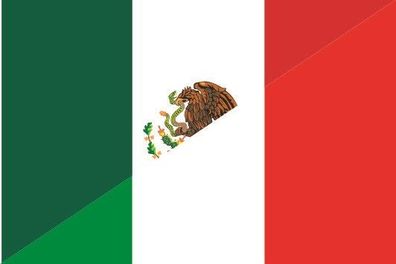 Fahne Flagge Mexiko-Italien Premiumqualität