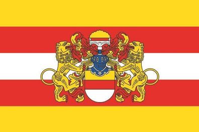 Fahne Flagge Münster mit Großem Wappen Variante B Premiumqualität