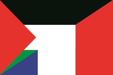 Fahne Flagge Palästina-Frankreich Premiumqualität