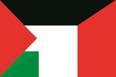 Fahne Flagge Palästina-Italien Premiumqualität
