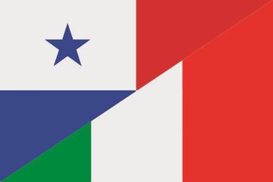 Fahne Flagge Panama-Italien Premiumqualität