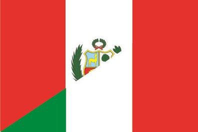 Fahne Flagge Peru-Italien Premiumqualität