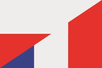 Fahne Flagge Polen-Frankreich Premiumqualität