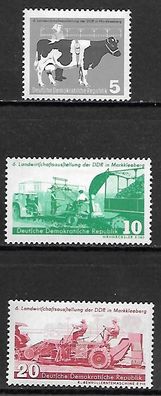 DDR postfrisch Michel-Nummer 628-630 mit Falz