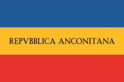 Fahne Flagge Republik Ancona Italien Premiumqualität