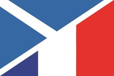 Fahne Flagge Schottland-Frankreich Premiumqualität