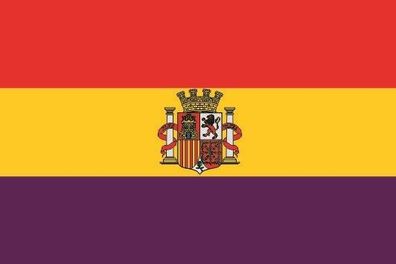 Fahne Flagge Spanien zweite Republik Premiumqualität