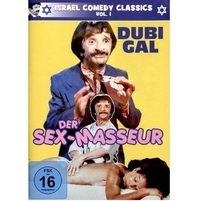 DVD Filme ISRAEL COMEDY Classics VOL. 1" DER SEX-MASSEUR" Dubi Gal