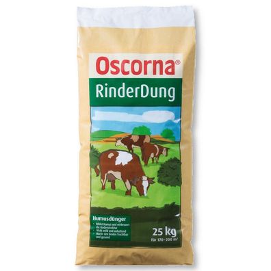 Oscorna RinderDung 25 kg pelletiert Universaldünger Gemüsedünger Blumendünger