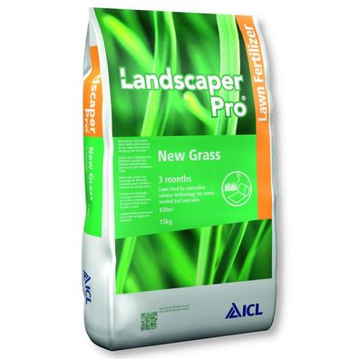 ICL- Landscaper Pro New Grass Rasendünger 15 kg Startdünger Neuansaat Rollrasen