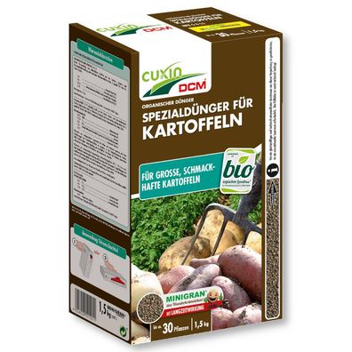 Cuxin Kartoffeldünger 1,5 kg Gemüsedünger Biodünger Beetdünger organisch