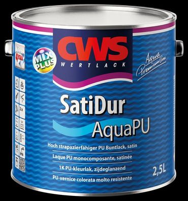 CWS Wertlack SatiDur Aqua PU 2,5 Liter weiß
