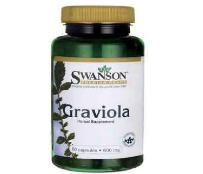 Swanson Graviola 60 Capsules x 600 Mg