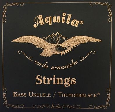 Aquila 140U Thunderblack - Saiten für Bassukulele