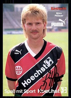 Björn Pistauer Eintr. Frankfurt 1989-90 TOP AK + A 73868