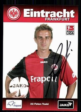 Faton Toski Eintracht Frankfurt 2008/09 TOP AK + A 74093