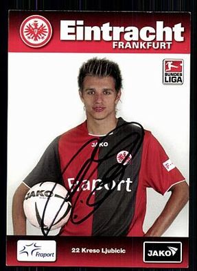 Kreso Ljubicic Eintracht Frankfurt 2008/09 TOP AK + A 74097