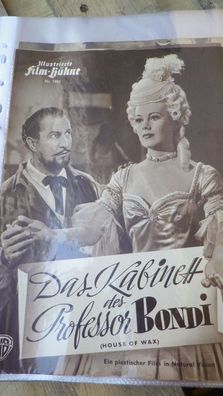 Illustrierte Film Bühne Filmheft Nr. 1962 Das Kabinett des Professor Bondi