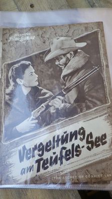 Illustrierte Film Bühne Filmheft Nr. 1955 Vergeltung am Teufels See