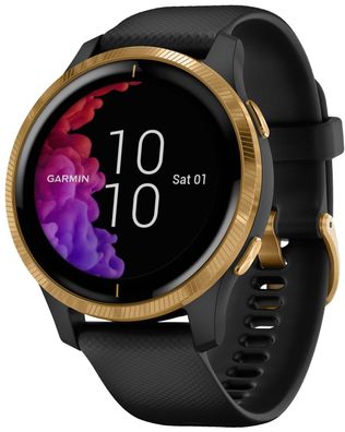 Garmin Venu GPS Fitness-Smartwatch Schwarz/ Gold 010-02173-32