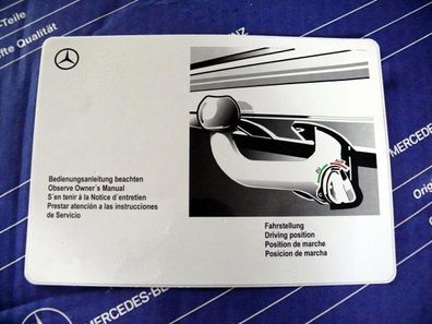 W126 Mercedes Aufkleber für ORIS Anhängerkupplung Kugelkopf
