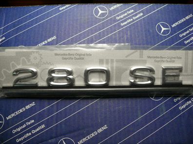 Mercedes Schriftzug / Typbezeichnung / Typkennzeichen 280SE W116 NEU!