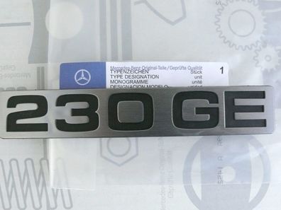 Mercedes W460 G-Klasse Schriftzug Typkennzeichen 230GE NEU!