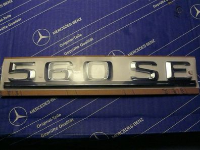 Mercedes Schriftzug / Typbezeichnung / Typkennzeichen 560SE W126 NEU