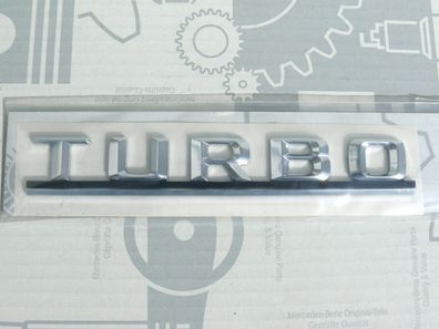 Mercedes Schriftzug/ Typbezeichnung/ Typkennzeichen Turbo W124 W463 NEU