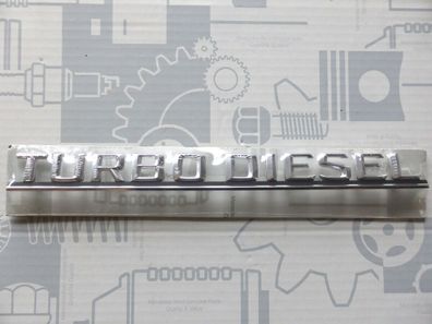 Mercedes Schriftzug / Typbezeichnung / Typkennzeichen Turbodiesel W126