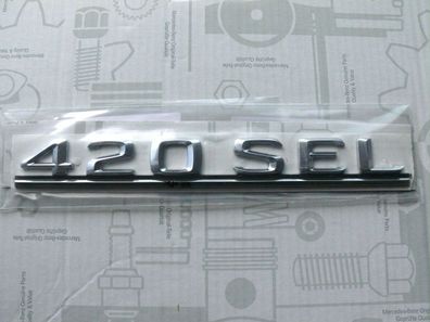 Mercedes Schriftzug / Typbezeichnung / Typkennzeichen 420SEL W126 NEU