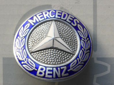 Mercedes Emblem W115, Messing und Email, Sehr schön aus Sammlung!
