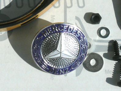 Mercedes W123 Kühlergrill Reparatursatz mit Emblem M5! NOS! Restposten!