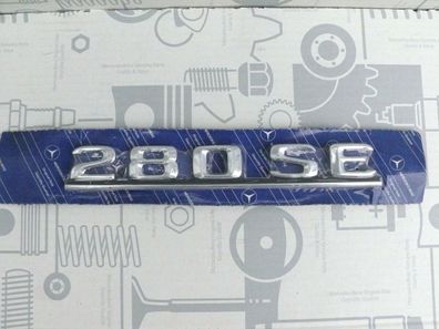 Mercedes Schriftzug Typbezeichnung Typkennzeichen 3 Pins 280SE W126 NEU!