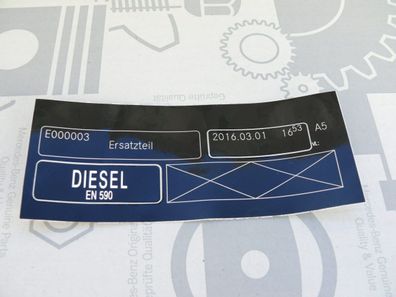 Mercedes Aufkleber "Diesel" W123 W124 W126 W201 W202 W203 W210 W220 NEU