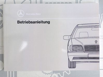Mercedes W140 600SE 600SEL V12 Betriebsanleitung NOS! NEU!