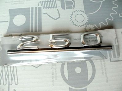 Mercedes Schriftzug / Typbezeichnung / Typkennzeichen W123 250 NEU!