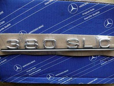 Mercedes Schriftzug / Typbezeichnung / Typkennzeichen 380SLC R107 NEU