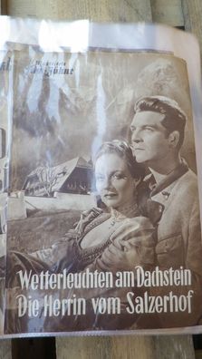 Illustrierte Film Bühne Filmheft Nr. 1854 Wetterleuchten am Dachstein