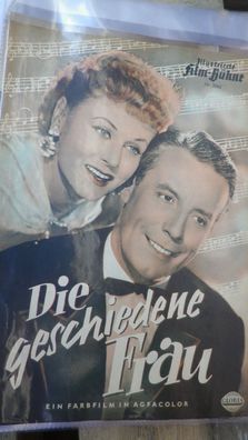 Illustrierte Film Bühne Filmheft Nr. 2062 Die geschiedene Frau