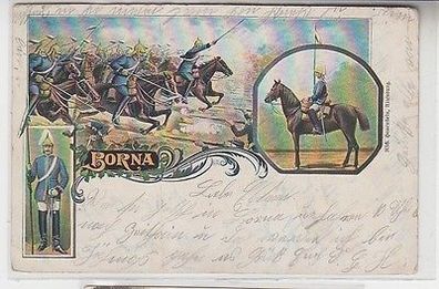63831 Mehrbild Ak Borna Karabier Regiment 1902