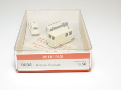 Wiking 9033 - Rotkreuz - MB - VW - VW 1300 - Spur N - 1:160 - Originalverpackung