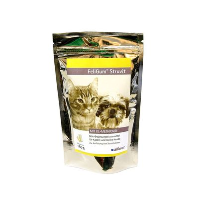 Alfavet FeliGum® Struvit 160g Ergänzungsfuttermittel für Katzen & kleine Hunde