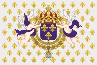 Fahne Flagge Standarte des Königlichen Frankreichs Premiumqualität