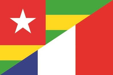 Fahne Flagge Togo-Frankreich Premiumqualität