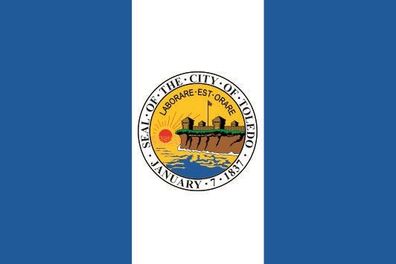 Fahne Flagge Toledo City Ohio Premiumqualität
