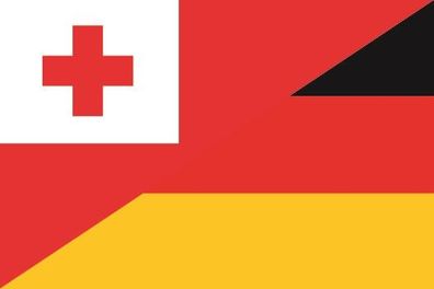 Fahne Flagge Tonga-Deutschland Premiumqualität