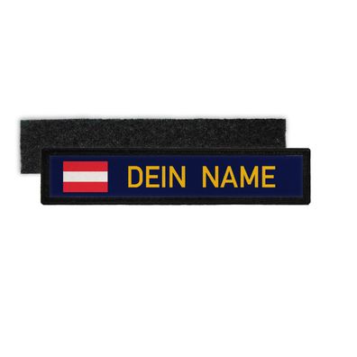 Namenspatch Österreich Navy Name Austria Uniform Klett personalisierbar #36016