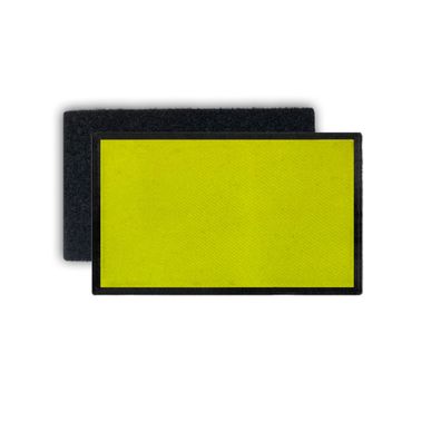 Neon Patch Gelb Farbe Signalfarbe Klett Flausch 75x45m#35919